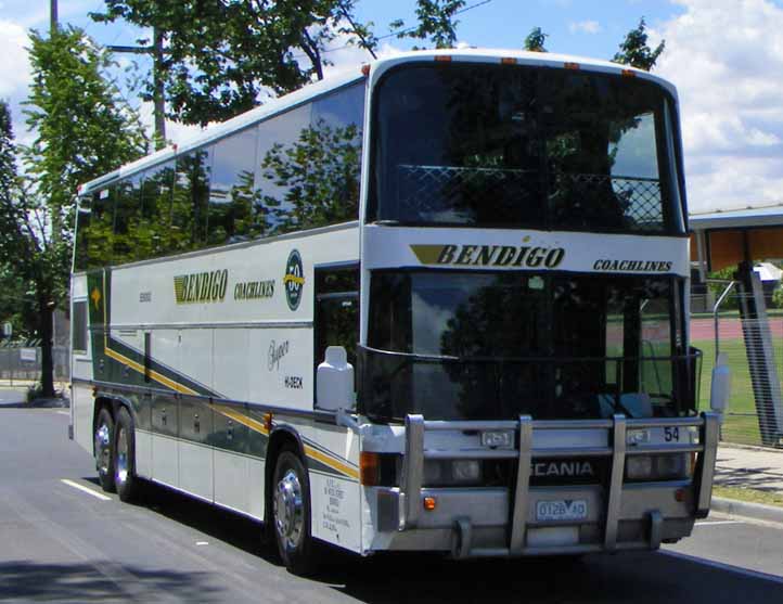 Bendigo Coachlines Scania K112TR PMCSA Apollo Hi-Deck 54